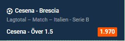Speltips Cesena - Brescia speltips, fotbolls tips, oddset, rekat och klart, dagens speltips, speltips idag