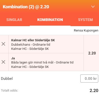 Speltips Kalmar HC - Södertälje SK, Hockeyallsvenskan, ishockey, speltips, spel, tips, odds, tippa